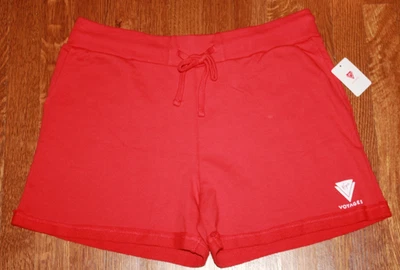 AUTH NEW Virgin Voyages Cruise red shorts logo M sweatpants pockets vacation - Image 1 of 4