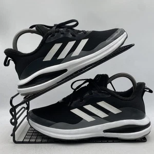 Adidas Fortrun Black White Trainers Size UK 4.5 Womens Gym Running Yoga Low Top - Picture 1 of 8
