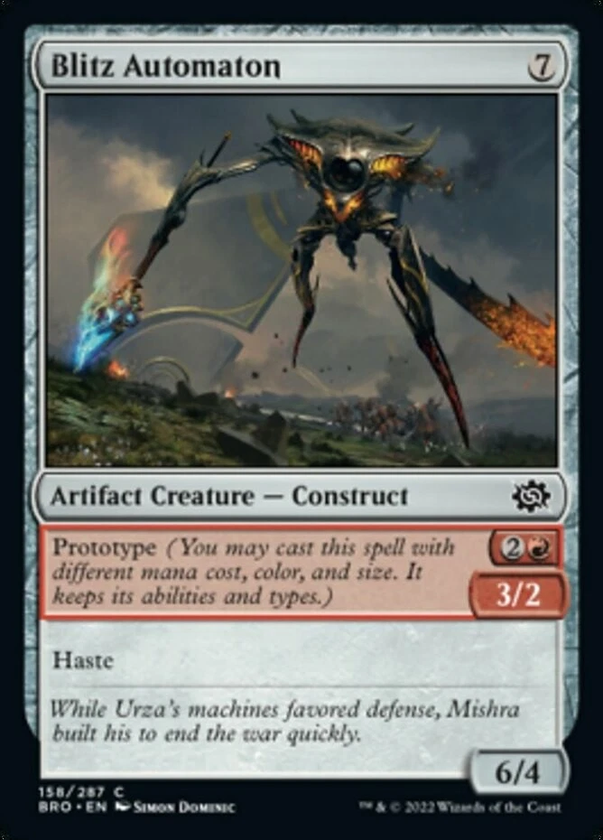 x1 Blitz Automaton - The Brothers' War - NM - MTG - Image 1 of 1