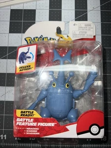 Pokemon Battle Feature Heracross 4,5" Deluxe Actionfigur Jazwares 2024 Neu in OVP - Bild 1 von 2
