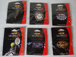 US Open Tennis Championships USTA Event Unopened Collectible Pin Lot - 6 Pins - Picture 1 of 6