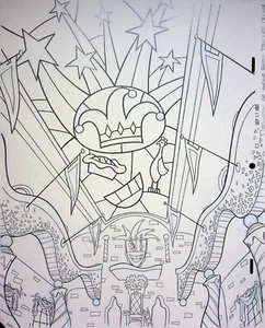 Care Bears: Reise zum Witz - viel signiert LANCE TAYLOR handgezeichnetes Layout #MF - Bild 1 von 3