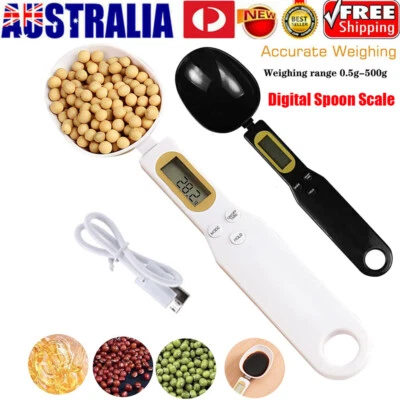 Digital Electronic Scale Spoon LCD 0-500g Measuring Weight Food Kitchen Lab Tool - image 1 of 4