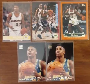 5 Billy Owens NBA Card Lot - Golden State Warriors, Seattle Super Sonics, Kings - Picture 1 of 2