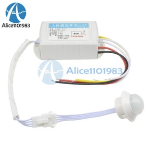 Lo último 220V IR Infrarrojo Cuerpo Sensor de Movimiento Lámpara Inteligente Sensor de Movimiento Interruptor #A - Imagen 1 de 4