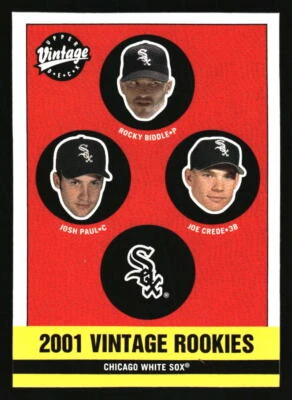 2001 Upper Deck Vintage #363 Ryan Vogelsong/Juan Melo/Chad Zerbe Foto 1 de 2
