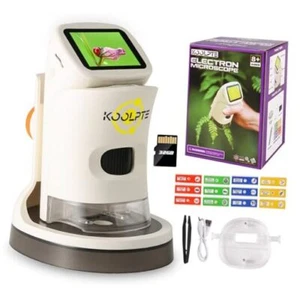 Microscope for Kids, 1000X HD Pocket Kids Microscope, 2.1'' LCD Warm White - Picture 1 of 7