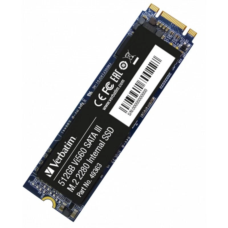 512GB Verbatim 49363 Vi560 S3 SATA 6Gbit/s M.2 SSD 3D-NAND Solid State Drive - Bild 1 von 1