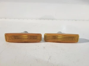 BMW E39 Additional turn indicator lamp yellow 63148360589 set of 2 - Picture 1 of 8