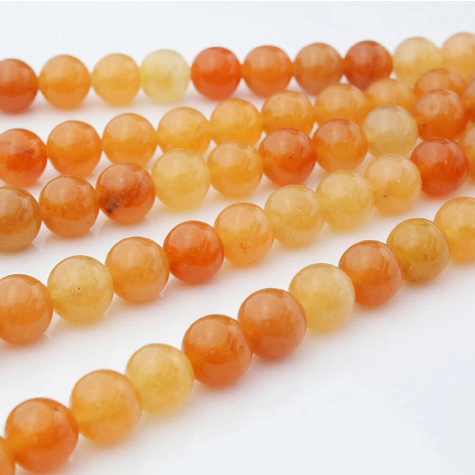 Faça você mesmo 4/6/8/10/12mm pulseira de contas redondas de pedra azul natural aventurina ajuste - Imagem 1 de 3