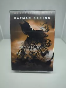 Batman Begins, Two Disc Deluxe Edition, Hologram Cover - DVD - VERY GOOD - Picture 1 of 2