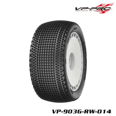 Neumáticos de entretenimiento Truggy VP-PRO nuevos 1/8 (paquete de cuatro pegajosos) Foto 1 de 4