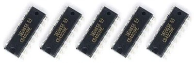 5 x CD4051 DIP16 CMOS Single 8-Channel Analog Multiplexer/Demultiplexer Through - Image 1 of 2