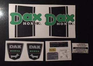 Calcomanías de marco para Honda CT70 DAX, juego completo, verde Icebear Champion - Imagen 1 de 5