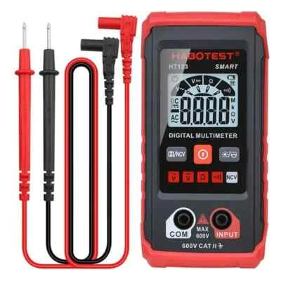HT123 Digital Multimeter Smart Voltmeter Ohmmeter AC DC Meter Tester - US - Image 1 of 4