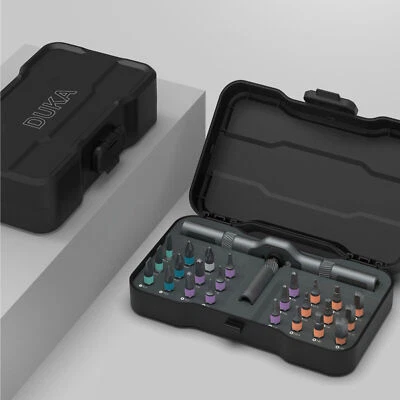 DUKA 24in1 Multifunction Ratchet Screwdriver Set Multi Magnetic Bits Repair Tool - Image 1 of 4