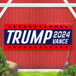 TRUMP VANCE 2024 MAGA FJB Banner Flag Sign Vinyl: Show Your Support for America - Picture 1 of 1