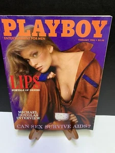 PLAYBOY February 1986 Alaska Women Brett Weston Michael Douglas Lucius Shepard - Picture 1 of 3