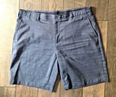 Pantalones cortos de golf BCG azul/negro a cuadros - para hombre talla 40 (medida real - 42") Foto 1 de 4