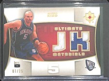 2007-08 Upper Deck Ultimate Collection Ultimate Materials  ULT-JK Jason Kidd