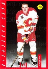 1991-92 Calgary Flames IGA #4 Marc Habscheid