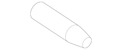 Mercedes Benz E550 E350 E400 2010-2017 Disc Brake Caliper Pin 000421081864 - Image 1 of 3