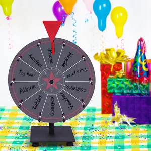 Dice Game Casino Nights Tabletop Spinner Holiday Events Spinning Prize Wheel New - Picture 1 of 20