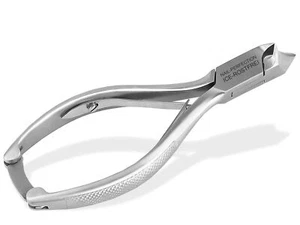 Pediküre-Zange Nagelzange Kopfschneider 14 cm - 15 mm Kurzer Schnitt Edelstahl - Picture 1 of 10