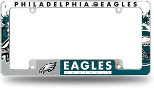 Philadelphia Eagles Cromo TODO Premium Placa Marco Cubierta Camión-Coche - Imagen 1 de 3