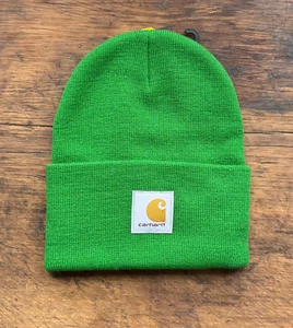 Berretto Carhartt in maglia con polsini A18 taglia unica - chiusura - verde agrifoglio - Foto 1 di 2