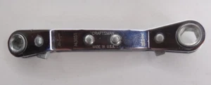 Sears Craftsman USA 6pt Offset Ratcheting Box Wrench 1/4" x 5/16" 9-43651 UNUSED - Picture 1 of 11
