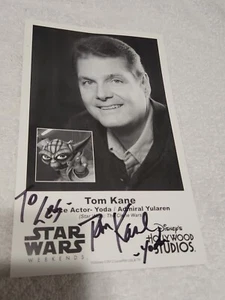 ✅️FOTO FIRMATA STAR WARS WEEKEND DISNEY 2012 Tom Kane - Foto 1 di 8