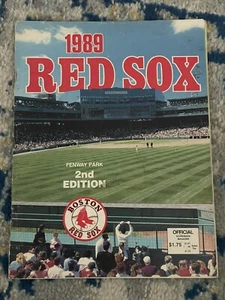 1989 Boston Red Sox Game Program! Near Mint Condition - Picture 1 of 1