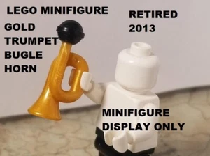 LEGO Minifigure Gold Trumpet Bugle Horn Band Instrument Orchestra Show time - Picture 1 of 1
