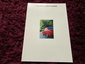 BMW Serie 3 Sedán E36 Folleto 1992 - Edición Reino Unido 2/92 - Imagen 1 de 1