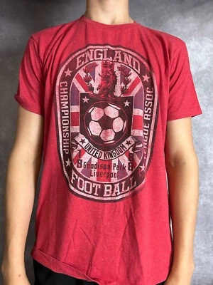 Unitas Shirt Men's Size Large Red Short Sleeve T-Shirt Liverpool FootBall UK - Image 1 of 4