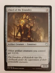 MTG Magic The Gathering Card Chief of the Foundry Artifact Creature Construct - Picture 1 of 2