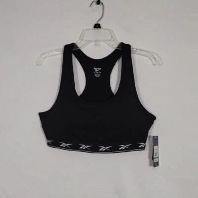 Nuevo con etiquetas Sujetador deportivo Reebok Forever negro para mujer talla XL soporte medio Foto 1 de 4