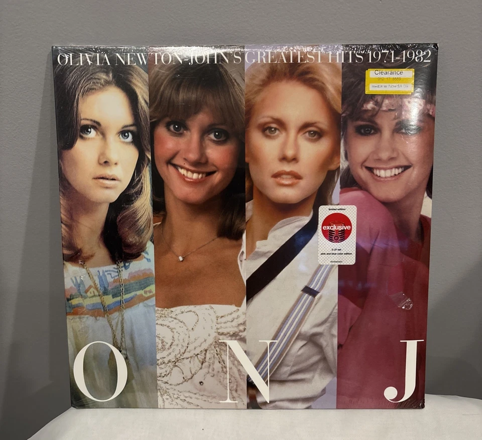 Olivia Newton John - Greatest Hits 71-82  Exclusive Pink & Blue Vinyl 2xLP  New - Image 1 of 1