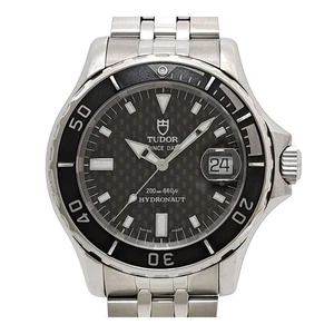 TUDOR WATCH HYDRONAUT CARBON DIAL 89190P AUTOMATIC WINDING STAINLESS STEEL MEN'S - Picture 1 of 9