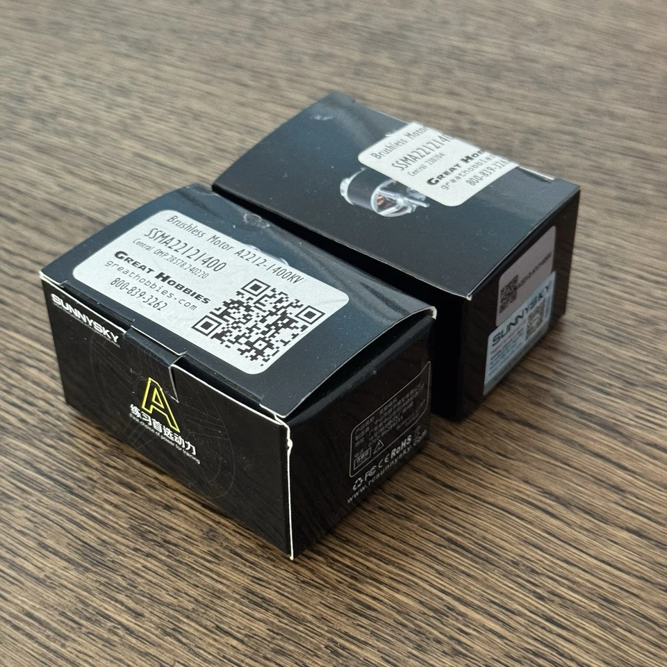 2 motores sin escobillas SunnySky A2212-1400KV RC - TOTALMENTE NUEVOS Foto 1 de 1