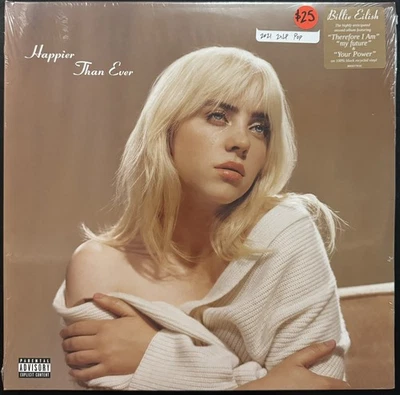 NEW Billie Eilish - Happier than Ever 2 LP Vinyl Record 2021 Sealed M/NM - Image 1 of 2