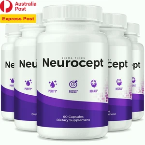 (5 Pack) Neurocept - Advanced Brain Supplement for Sharp Memory - Picture 1 of 3