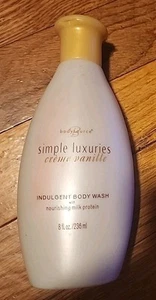 BodySource Simple Luxuries Creme Vanilla 8 oz Indulgent Body Wash VERY RARE - Picture 1 of 2