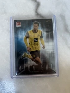 2025 Topps Bundesliga Midnight Felix Nmecha /25 Dortmund - Picture 1 of 2