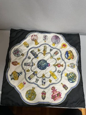 Hermes Carré 45 Qu’imorte le flacon Silk Scarf Multicolor W/Tags No Box Used. - Image 1 of 4