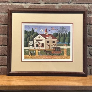Charles Wysocki 'The Birdhouse' Collectible Signed Numbered Framed/Matted Print - Picture 1 of 16