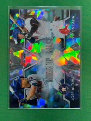 Bowman's Best Mirror Image Atomic Refractor 2016 #MI-16 Jose Altuve Yoan Moncada Foto 1 de 2