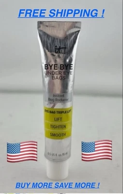 it Cosmetics Bye Bye BOLSAS DEBAJO DE LOS OJOS Bolsa Rápida Reductor 0.5 OZ. / 15 ml Nuevo Foto 1 de 4