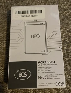ACS ACR1552U-MF Lettore USB NFC IV CCID Lettore Smart Card Contactless - Foto 1 di 1